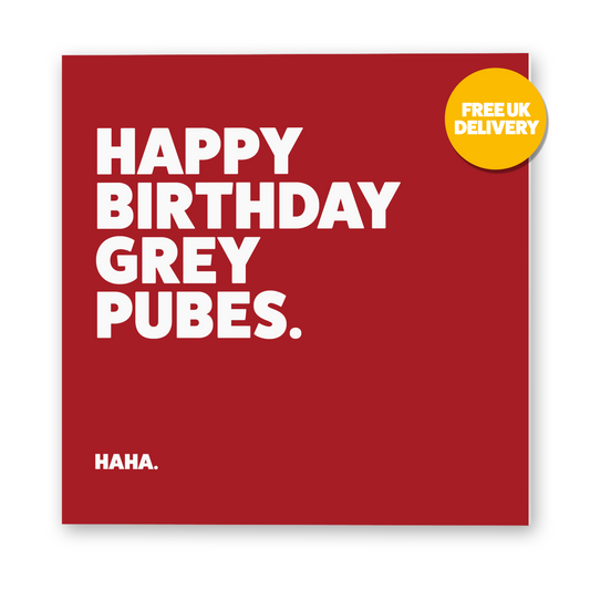 SALE - Get your man boobs out Birthday Card – Wottahoot Rude Cards