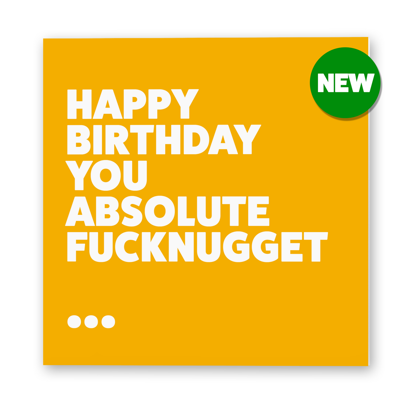 SALE - Fucknugget Birthday Card