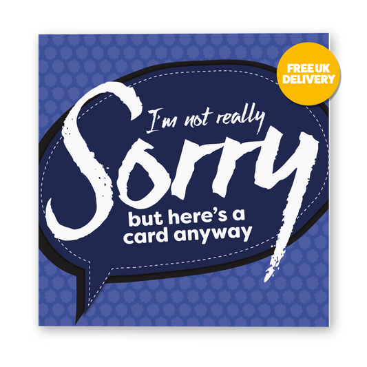 SALE Not really Sorry Rude Card
