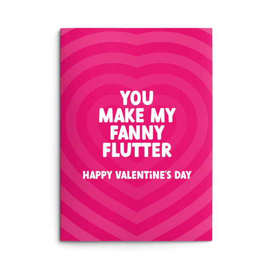 Fanny Flutter Rude Valentines Card