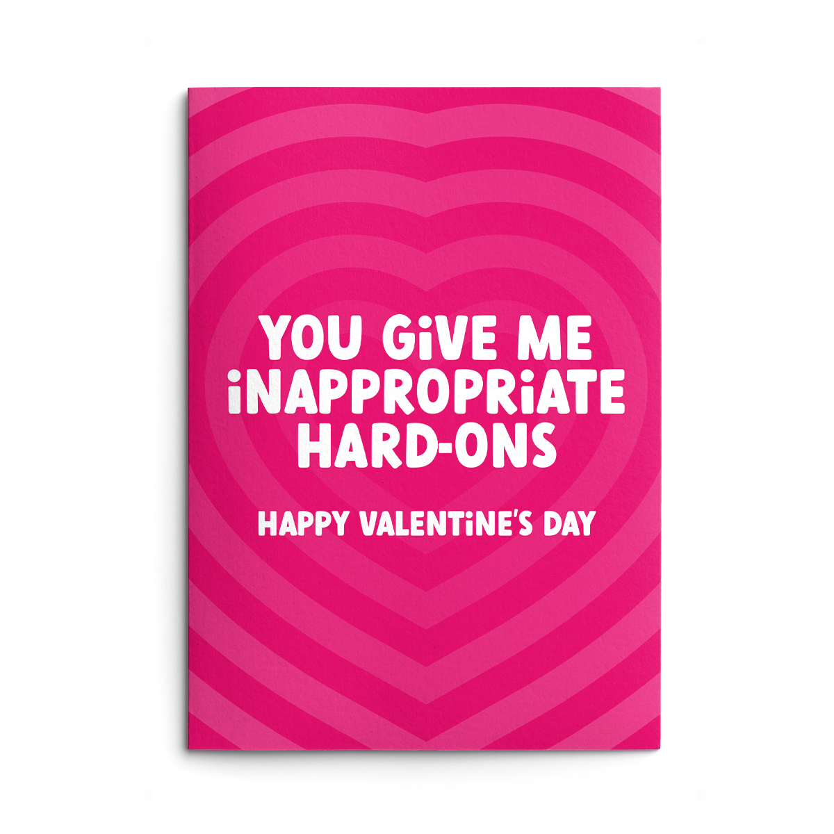 Inappropriate Hard-ons Rude Valentines Card