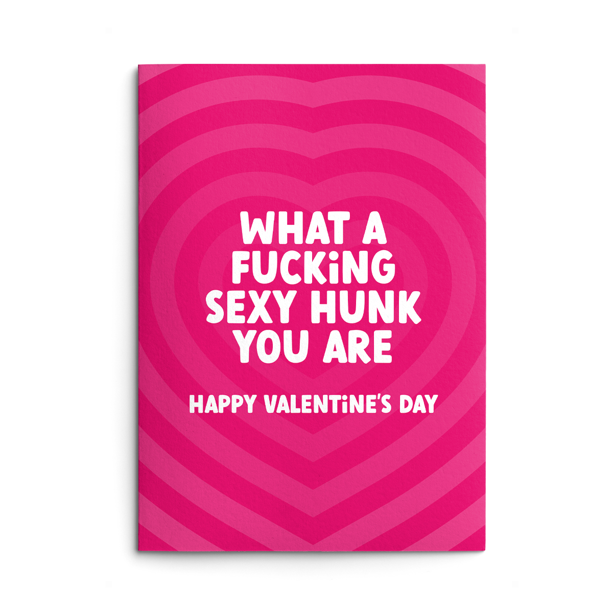 Sexy Hunk Rude Valentines Card