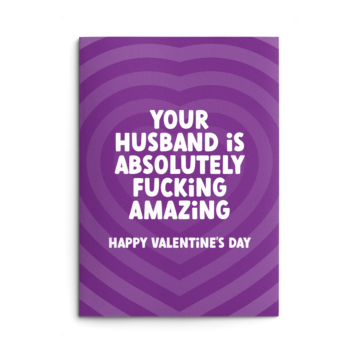 Your Husband Rude Valentines Card