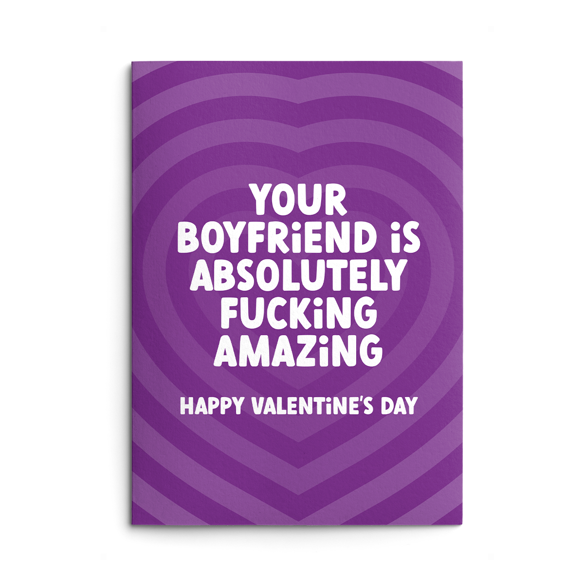 Your Boyfriend Rude Valentines Card