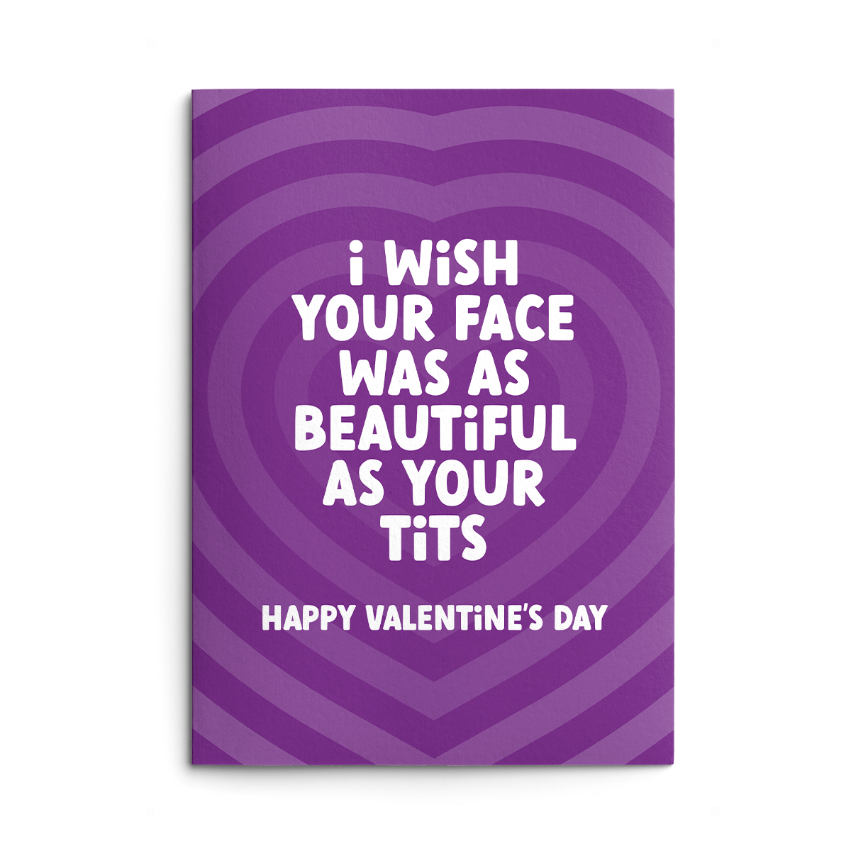 Beautiful Tits Rude Valentines Card