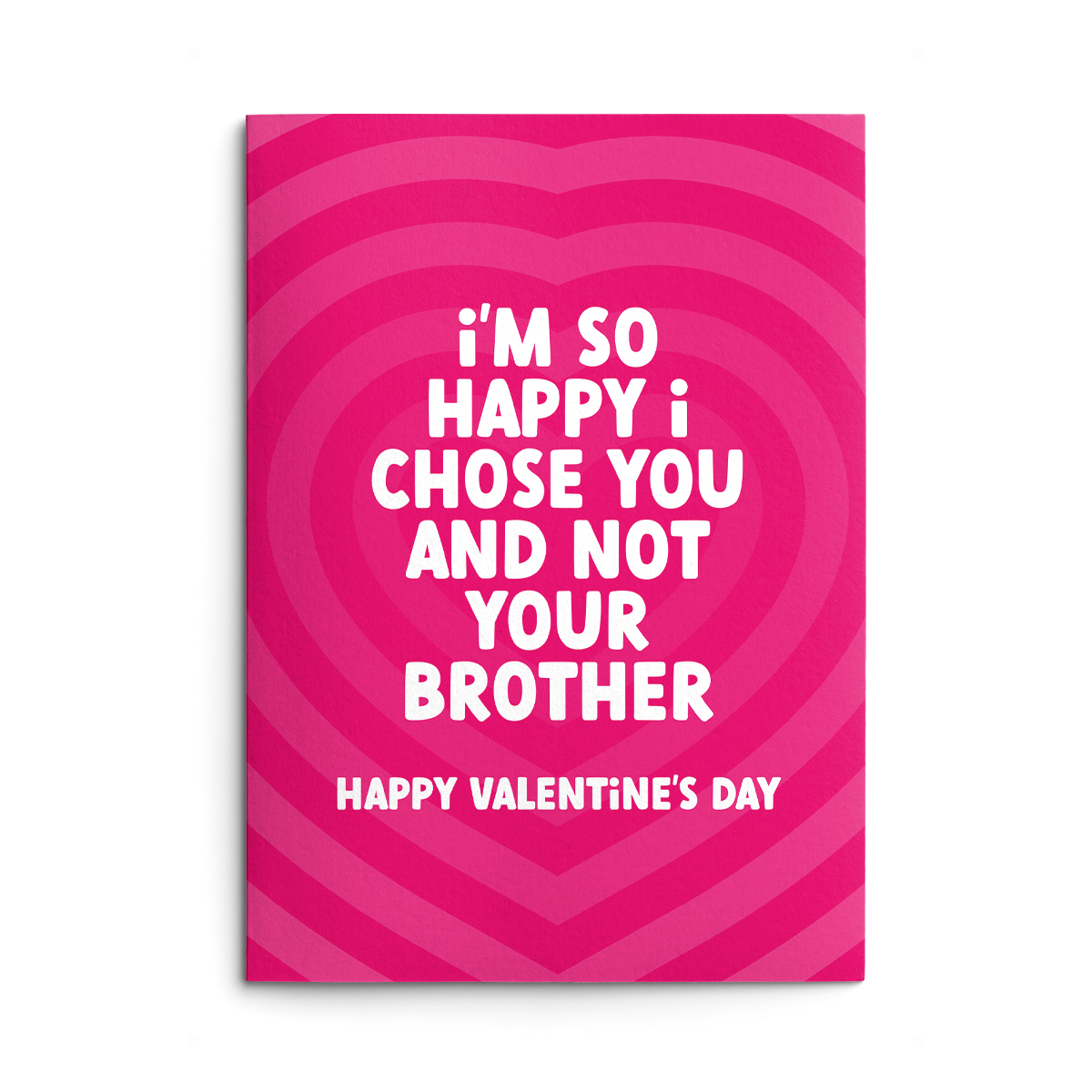 Your Brother Rude Valentines Card