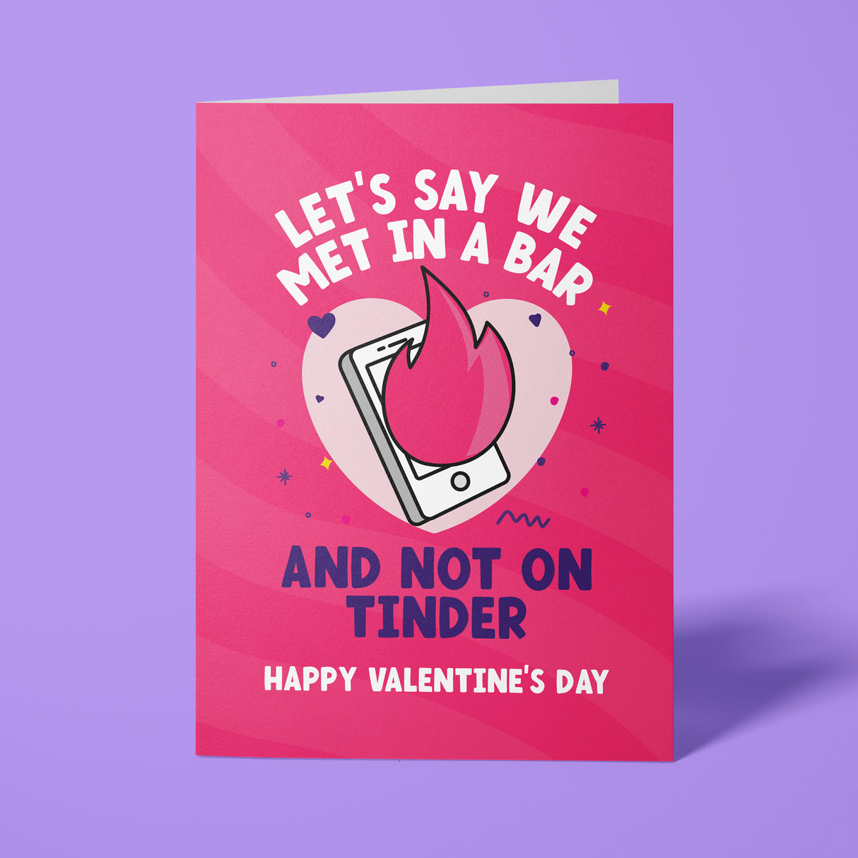Rude Valentine's Day Card - Tinder
