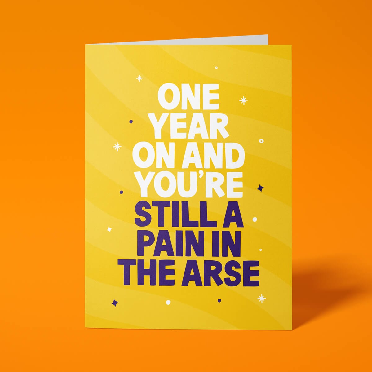Rude Birthday Card - "Still A Pain In The Arse" Funny Birthday Card