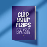 Bold and Colourful Rude Birthday Card with Cheeky Message – A5 Size with White Envelope