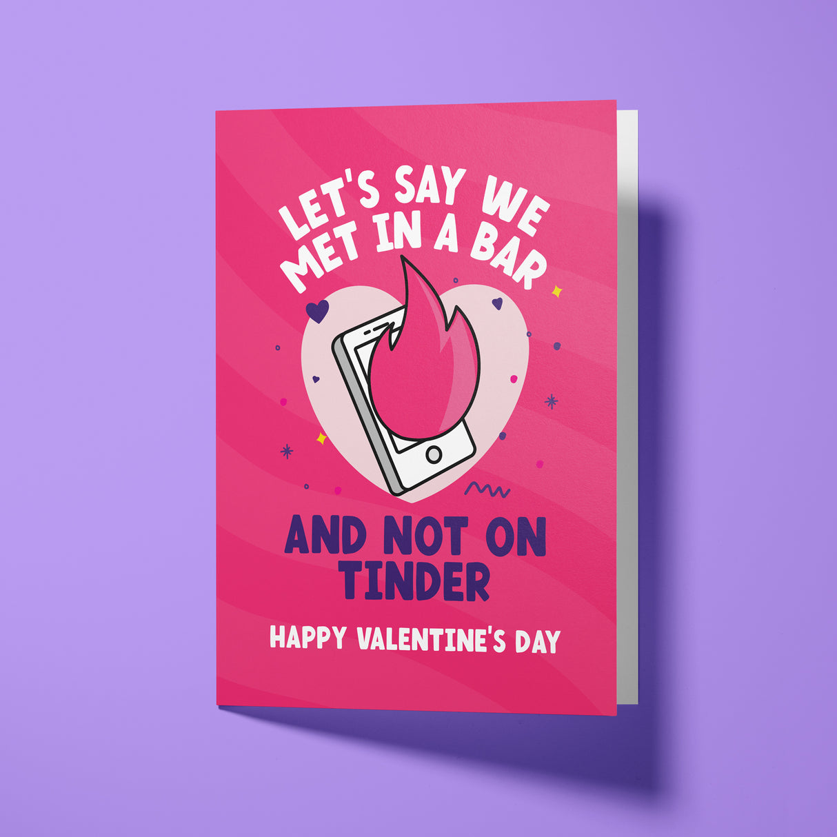 Rude Valentine's Day Card - Tinder