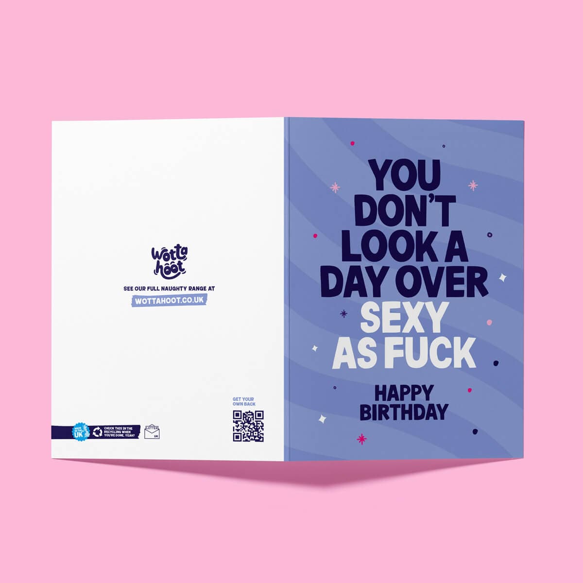 Rude Birthday Card - "Sexy As Fuck" Funny Birthday Card