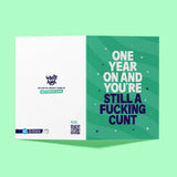 Rude Birthday Card - "Still A Cunt" Funny Birthday Card