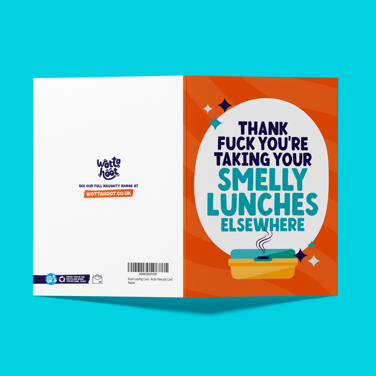 Rude Leaving Card - Smelly Lunches