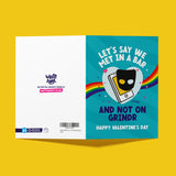Rude Valentine's Day Card - Gay Grindr